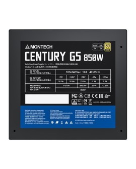 Zasilacz do komputera Montech Century Gold G5 850W