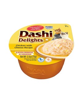 INABA Dashi Delights Kurczak z serem - Przysmak dla kotów - 70g