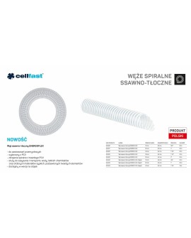 C.WĄŻ SSAWNO-TŁOCZNY DO POMP 25mm x 25mb BEZBARWNY ENERGO-FLEX
