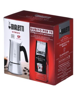 Zestaw kawiarka New Venus 6 + Perfetto Moka Classic