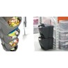 KEDEN KOSZ NA ŚMIECI SORTIBOX 25L SET 4 - KAMIENNY SZARY SZEROKI