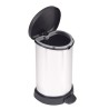 Curver 20L Runda Plastik Czarny, Srebrny
