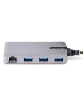StarTech.com 5G3AGBB-USB-C-HUB stacja dokująca Przewodowa USB 3.2 Gen 1 (3.1 Gen 1) Type-C Szary