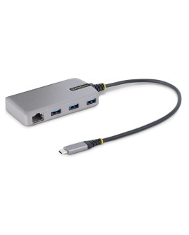 StarTech.com 5G3AGBB-USB-C-HUB stacja dokująca Przewodowa USB 3.2 Gen 1 (3.1 Gen 1) Type-C Szary