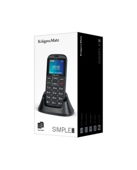 Kruger & Matz KM0922 4G 4,5 cm (1.77") 72 g Czarny, Telefon dla seniora