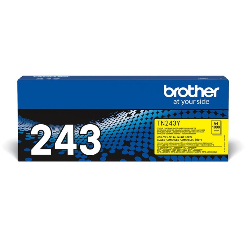 Toner Brother żółty TN243Y TN-243Y, 1000 str.