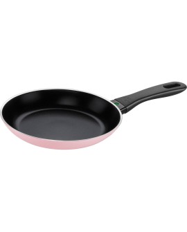 patelnia płytka 20 cm różowa