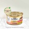 GOURMET GOLD Łosoś i kurczak w sosie mokra karma dla kota - puszka - 85 g