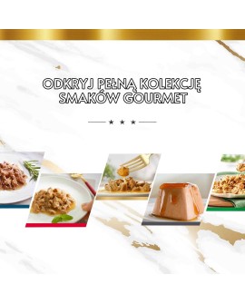 GOURMET GOLD Łosoś i kurczak w sosie mokra karma dla kota - puszka - 85 g