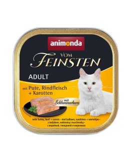ANIMONDA Vom Feinsten Classic Cat indyk, wołowina i marchewka - mokra karma dla kota - 100 g