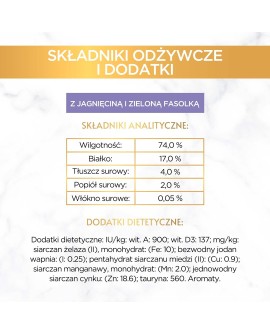 Gourmet Gold Savoury Cake jagnięcina i zielona fasola - mokra karma dla kota - 85 g
