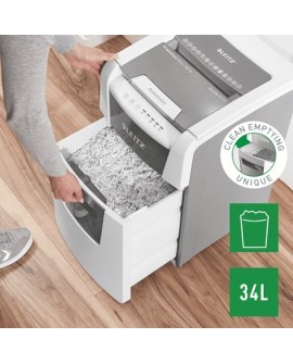 Leitz Niszczarka IQ AutoFeed 100, P4, 100 kartek, 34 l kosz