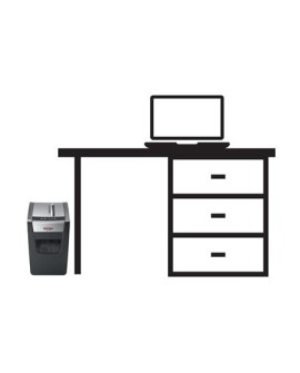 Rexel Niszczarka Momentum X312-SL Slimline, 12 kartek, 23 l kosz