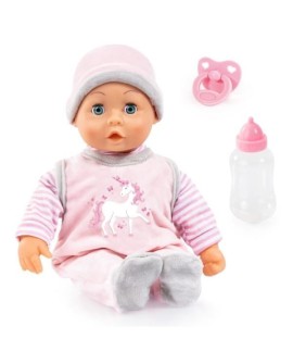 Lalka First Words Baby r?owa z akcesoriami