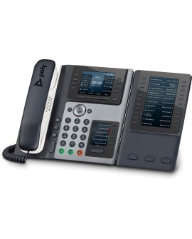 POLY Telefon IP Edge E450 z obsługą funkcji PoE