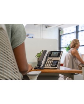 POLY Telefon IP Edge E450 z obsługą funkcji PoE