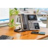POLY Telefon IP Edge E450 z obsługą funkcji PoE