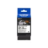 Taśma Brother HSE251E 21mm czarny na białym