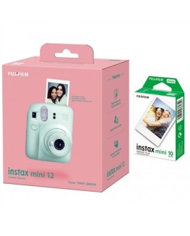 Folia Fujifilm | Aparat Instax Mini 12 + Instax Mini Glossy (10 zł) | Miętowa zieleń | 800