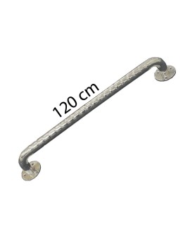 Poręcz łazienkowa stali nierdzewnej karbowana 120cm