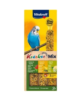 VITAKRAFT KRACKER 3szt papuga fal.kiwi/ban/papryka