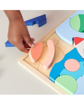 Fisher-Price HXY42 puzzle Rama puzzli 42 szt. Przestrzeń kosmiczna