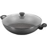Patelnia BALLARINI Ferrara Wok z 2 uchwytami granitowa 36 cm FERR8KD.36D