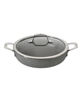 Patelnia BALLARINI Salina Granitium głęboka z 2 uchwytami granitowa 28 cm 75002-810-0