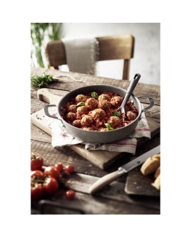 Patelnia BALLARINI Salina Granitium głęboka z 2 uchwytami granitowa 28 cm 75002-810-0