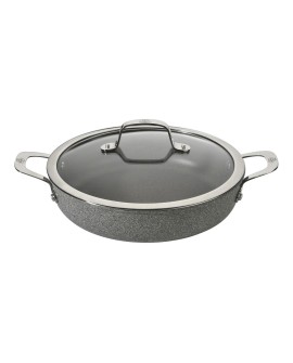 Patelnia BALLARINI Salina Granitium głęboka z 2 uchwytami granitowa 28 cm 75002-810-0