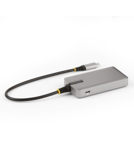 StarTech.com HB31C3A1CDPPD3 huby i koncentratory USB 3.2 Gen 2 (3.1 Gen 2) Type-C 10000 Mbit/s Srebrny