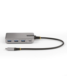 StarTech.com HB31C3A1CDPPD3 huby i koncentratory USB 3.2 Gen 2 (3.1 Gen 2) Type-C 10000 Mbit/s Srebrny
