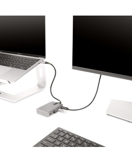 StarTech.com HB31C3A1CDPPD3 huby i koncentratory USB 3.2 Gen 2 (3.1 Gen 2) Type-C 10000 Mbit/s Srebrny