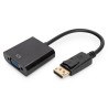 Kabel Assmann AK-340403-001-S (DisplayPort M - D-Sub (VGA) F 0,15m kolor czarny)