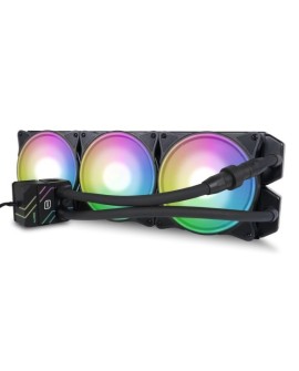 Alphacool Pro Aurora 420 CPU AIO Procesor Zestaw do chłodzenia płynami 14 cm Czarny, Biały