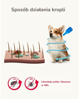 Beaphar FIPROtec Krople dla psa L 268mg x1