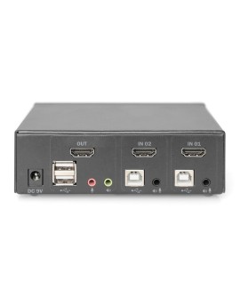 DIGITUS PRZEŁĄCZNIK KVM 2 PORTOWY HDMI, 4K 30HZ DS-12870