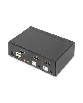 DIGITUS PRZEŁĄCZNIK KVM 2 PORTOWY HDMI, 4K 30HZ DS-12870