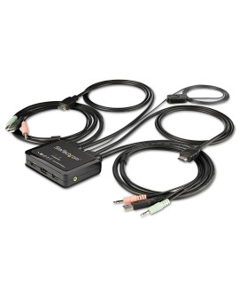 StarTech.com SV211HDUA4K przełącznik KVM Czarny