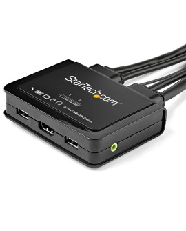 StarTech.com SV211HDUA4K przełącznik KVM Czarny