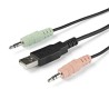StarTech.com SV211HDUA4K przełącznik KVM Czarny