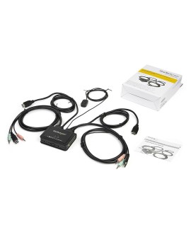 StarTech.com SV211HDUA4K przełącznik KVM Czarny