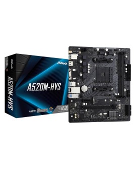 Asrock A520M-HVS AMD A520 Socket AM4 micro ATX