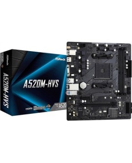 Asrock A520M-HVS AMD A520 Socket AM4 micro ATX