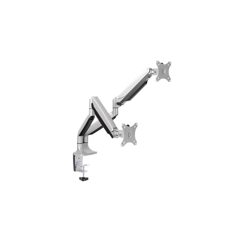 Logilink BP0043 Uchwyt biurkowy z dwoma monitorami, 13 "-32", sprężyna gazowa, aluminium Logilink