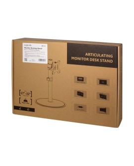 LogiLink BP0110 uchwyt / stojak do monitorów 81,3 cm (32") Biurko Czarny