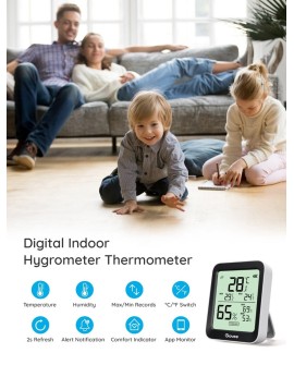 Govee H5075 Termometr i higrometr Bluetooth, wyświetlacz