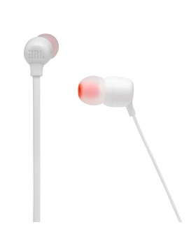 Słuchawki JBL Tune 125BT (białe, bezprzewodowe, douszne)