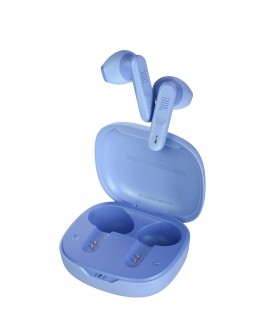 Słuchawki JBL Vibe Flex (niebieskie, bezprzewodowe)