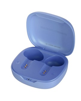 Słuchawki JBL Vibe Flex (niebieskie, bezprzewodowe)
